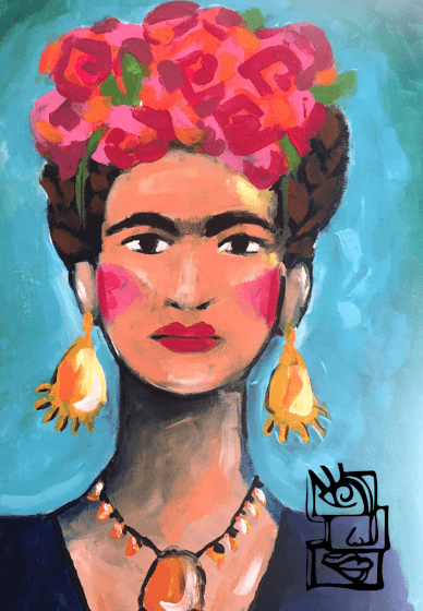 Sip and Paint Frida Kahlo