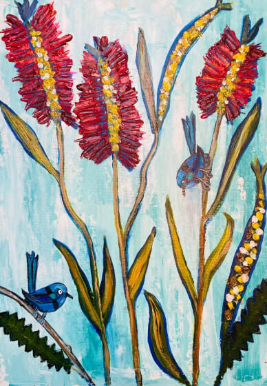 Sip and Paint Native Flowers with Wrens