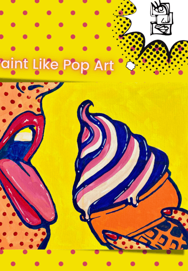Sip and Paint Pop Art Warhol Style