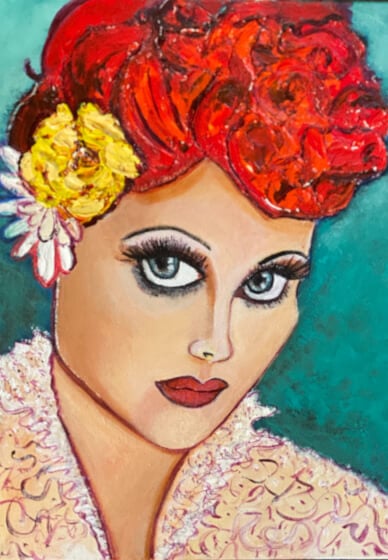 Sip and Paint Senorita Lucille Ball