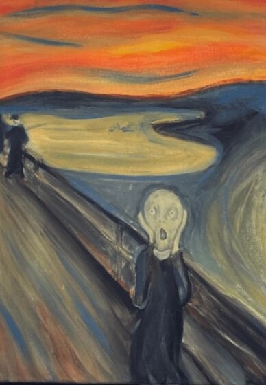 Sip and Scream Painting Class