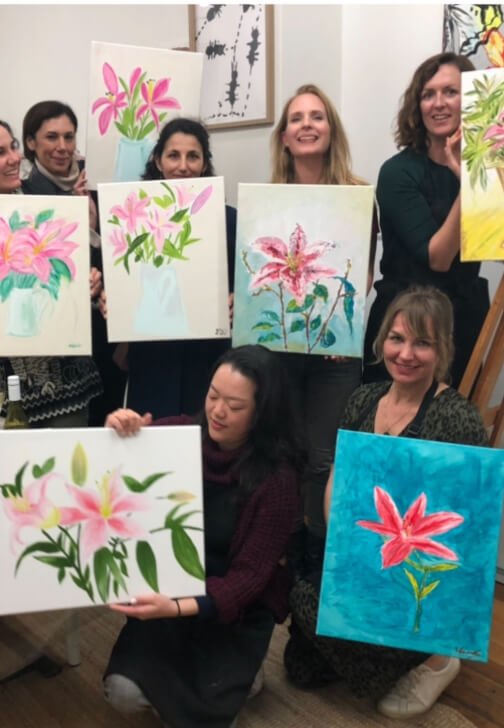 Sip Wine and Paint Class - Central Coast
