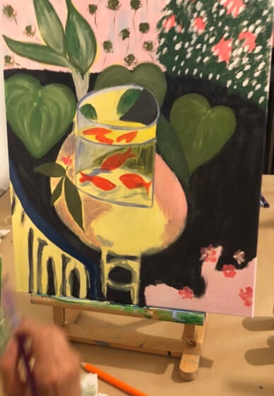 Sip Wine and Paint Class