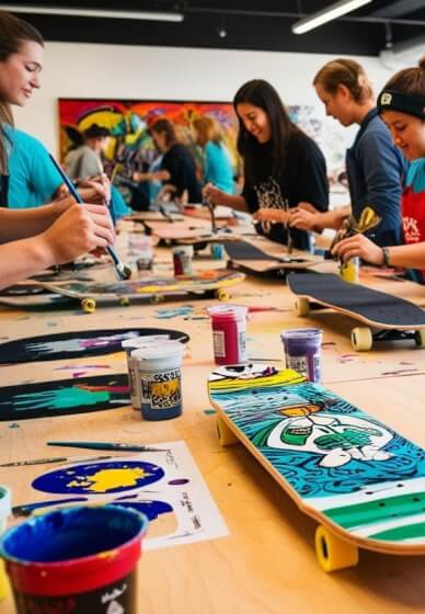 Skatedeck Art Workshop