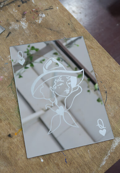 Custom Mirror Etching Workshop