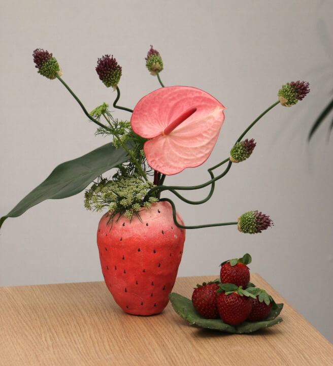 Slip-Casting Strawberry Vase Workshop
