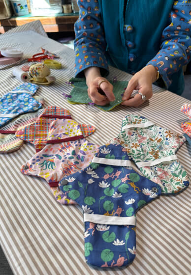 Slow Stitch Workshop with Izumi: Reusable Underwear Liner