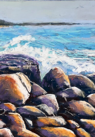 Soft Pastel Course: Clouds, Waves and Flowers