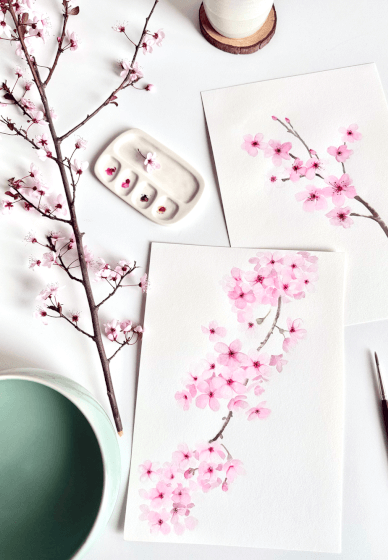 Soft Spring Floral Watercolour Workshop