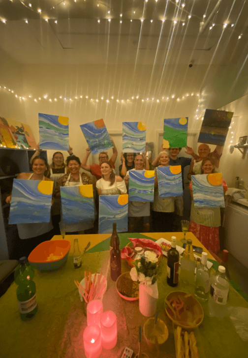 Solar Surfers Paint and Sip Workshop