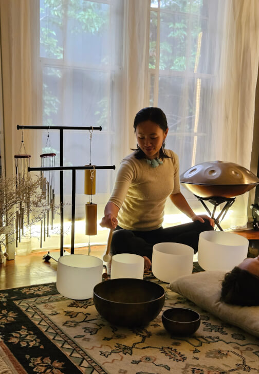 Sound Bath Class for a Calm and Restful Time Together