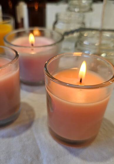 Soy Candle Making Class for Kids
