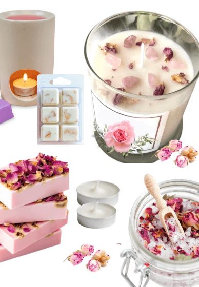 Soy Candle, Soap, Scrubs and Bath Salts Class