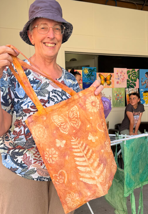 Soy Resist Dyeing Workshop