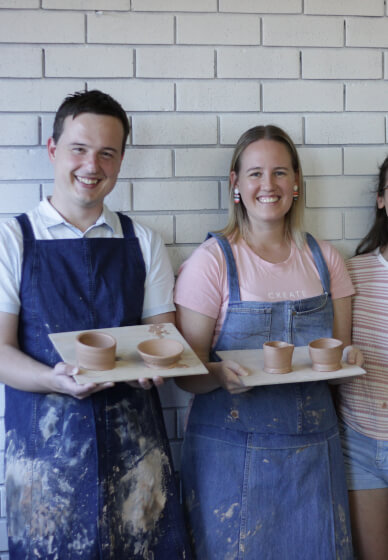 Spin and Sip Pottery Wheel Class