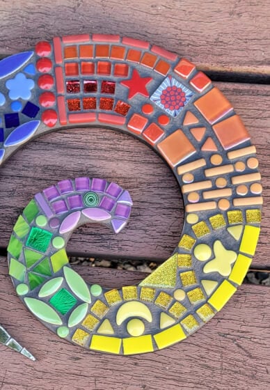 Spiral Art Mosaic Workshop