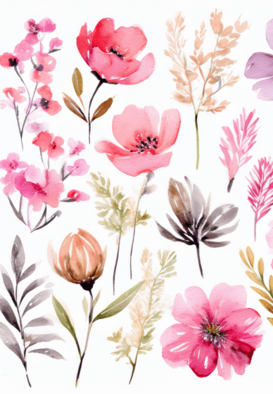 Spring Floral Watercolour Painting Course