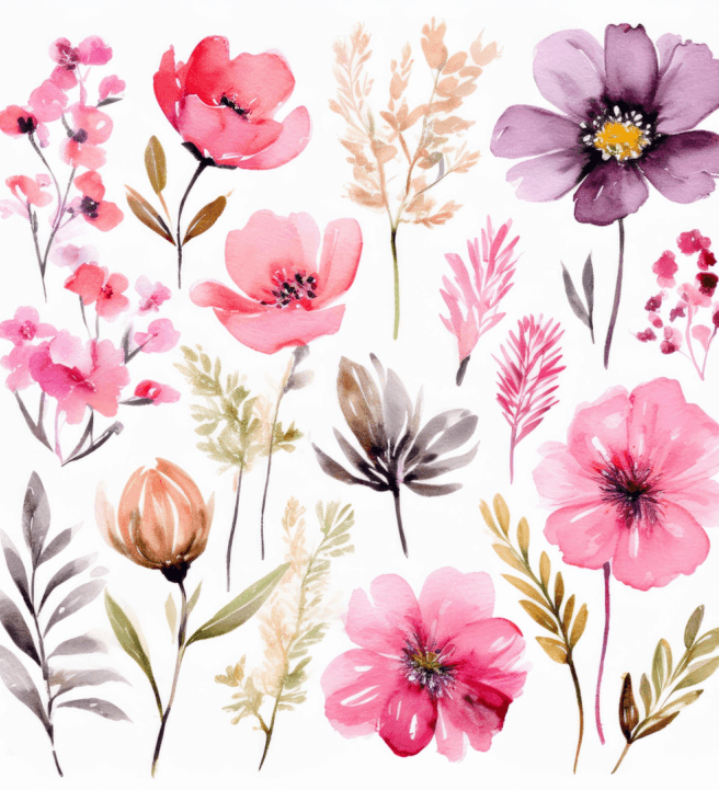 Spring Floral Watercolour Painting Course