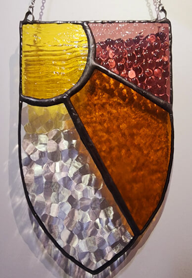 Stained Glass Shield Sun Panel Workshop