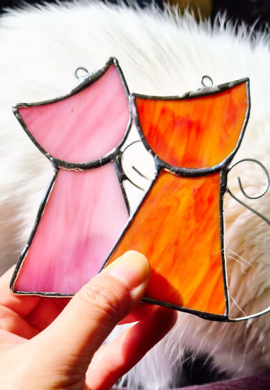 Stained Glass Taster Workshop: Curious Cat
