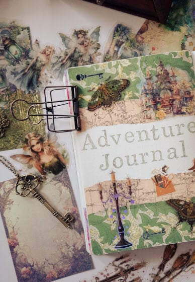 Stick N Sip Class: Adventure Collage Journaling
