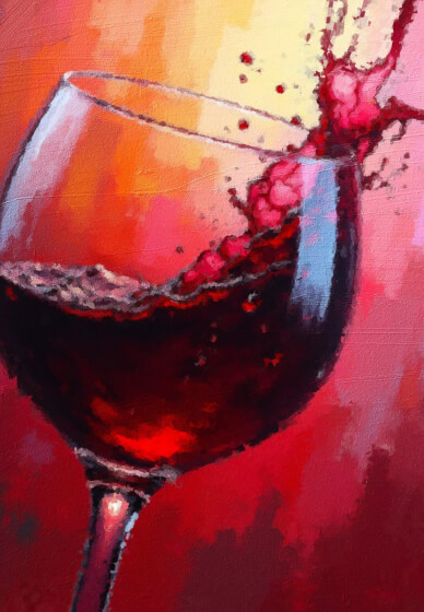 Still Life with Wine and Fruit