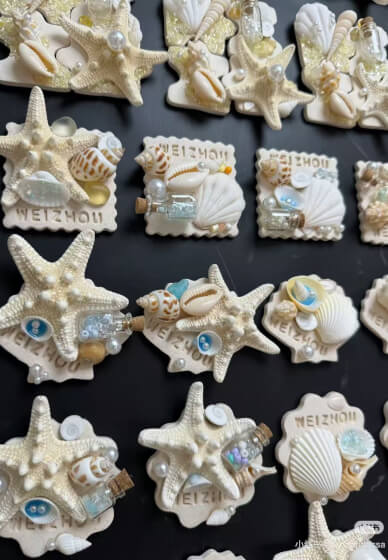 Stone and Shell Sculpture Magnet Class