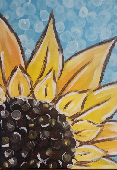 Summer Sunflower Paint and Sip Class