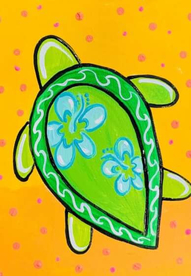 Summer Turtle Kid's Painting Workshop