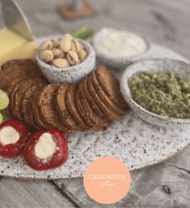 Tapas Serving Platter Ceramic Clay Handbuilding Workshop