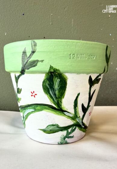 Terracotta Paint and Sip Workshop: Foliage