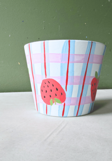 Terracotta Pot Paint and Sip Workshop: Fruit Punch