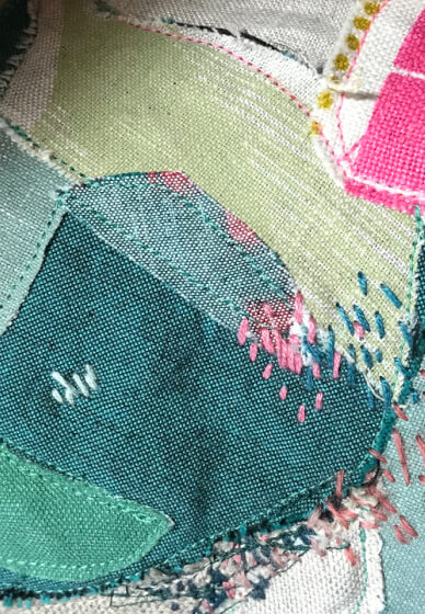 Textile Collage and Slow Stitch Course