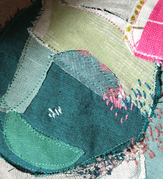 Textile Collage and Slow Stitch Course