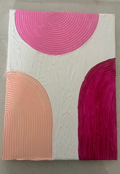 Textured Art Paint and Sip Class