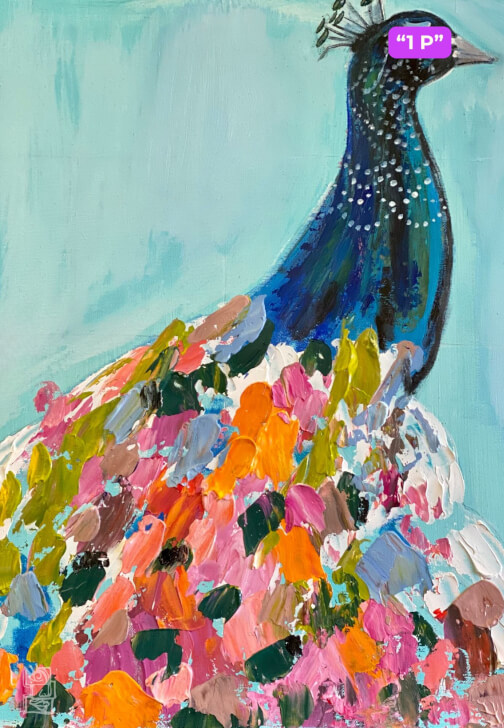 Textured Paint and Sip Class