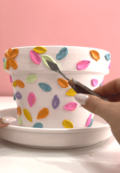 Textured Paint and Sip Class - Plant Pot Edition