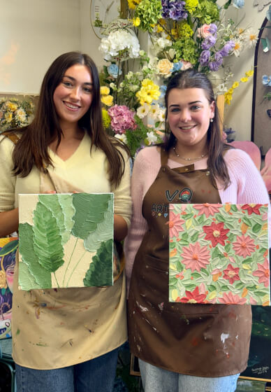 Textured Paint and Sip Workshop