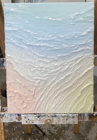 Textured Painting Class: Plaster Wrap Canvas