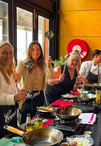 Thai Cooking Master Class: Green Curry Prawns and Thai Roti