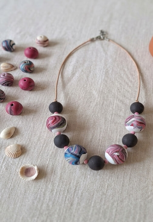 Ceramic Marbling and Jewellery Making Class