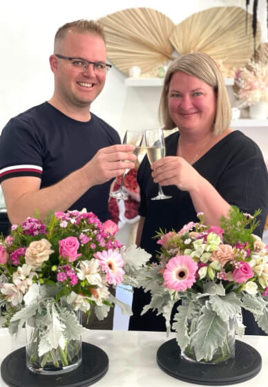 The Lonely Arts Club: Sip and Create Floristry Workshop
