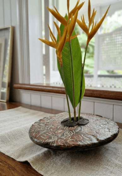 The Nerikomi Ikebana Vessel: Clay Handbuilding Class