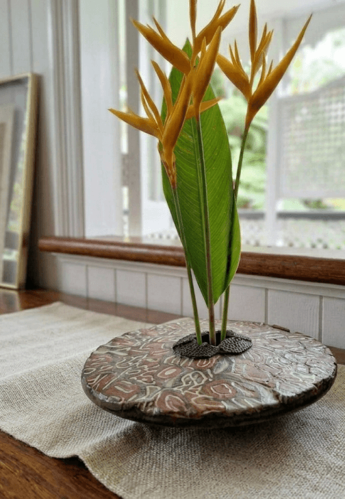 The Nerikomi Ikebana Vessel: Clay Handbuilding Class
