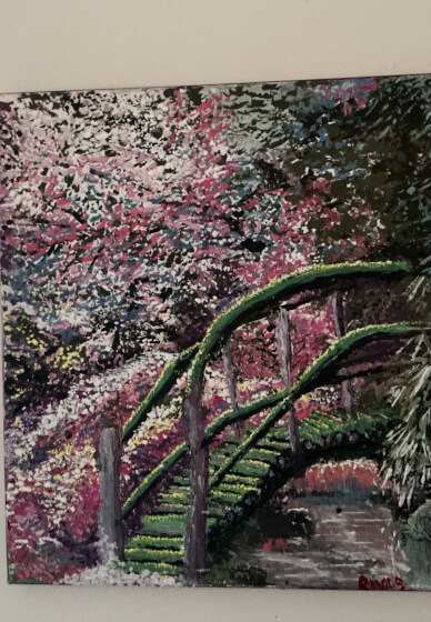 3D Acrylic Painting Class: The Secret Garden