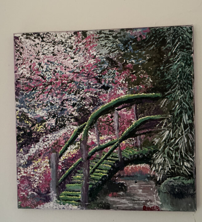 3D Acrylic Painting Class: The Secret Garden