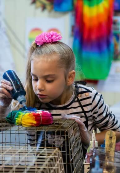 Tie Dye Workshop for Kids & Adults