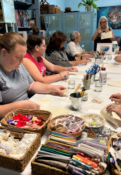 Tiny Textile Landscapes Workshop: The Art of Slow Stitching