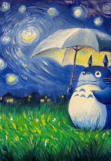 Totoro Painting Class for Kids