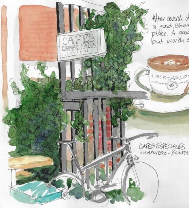 Travel Sketching and Journalling Class